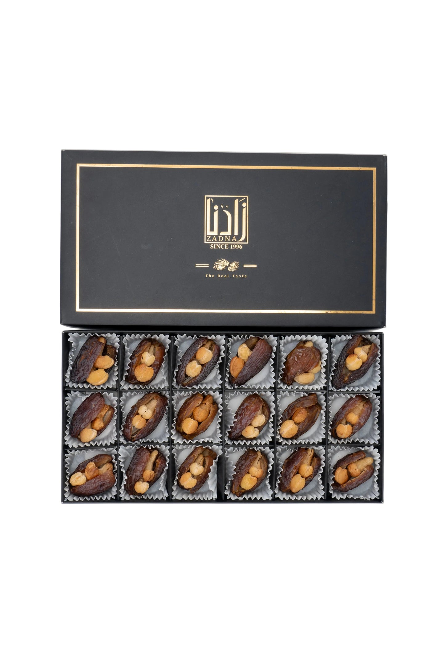 تمر مجدول جامبو المكسرات كاجو